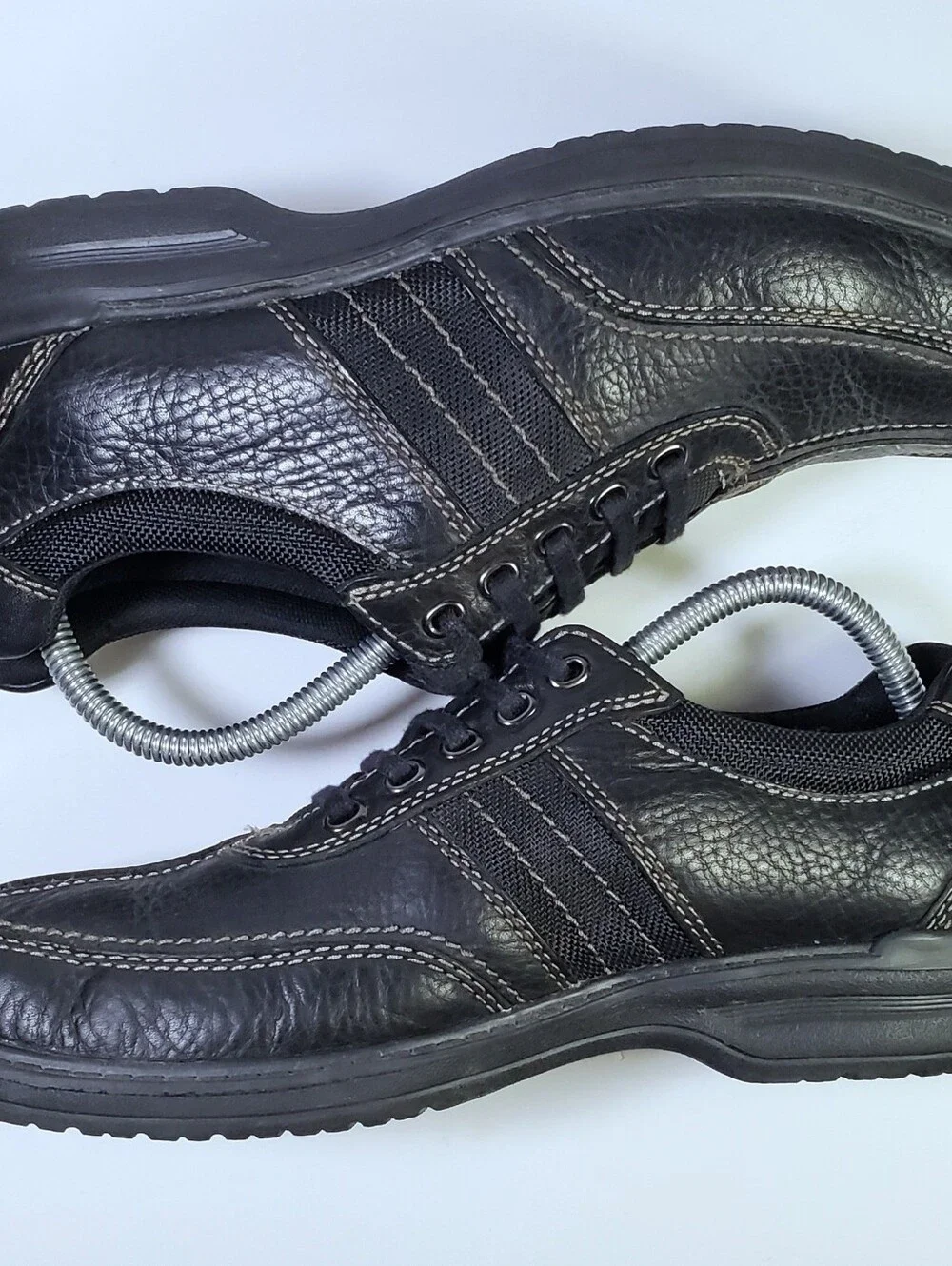 Clark's Mens Black Leather Oxford Shoes Sz 8